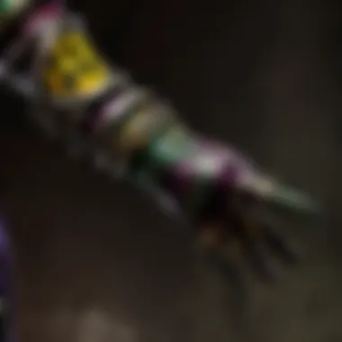 Intricate Joker Gloves Symbolism