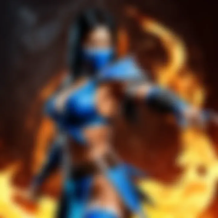 Graceful Kitana Character Emulation