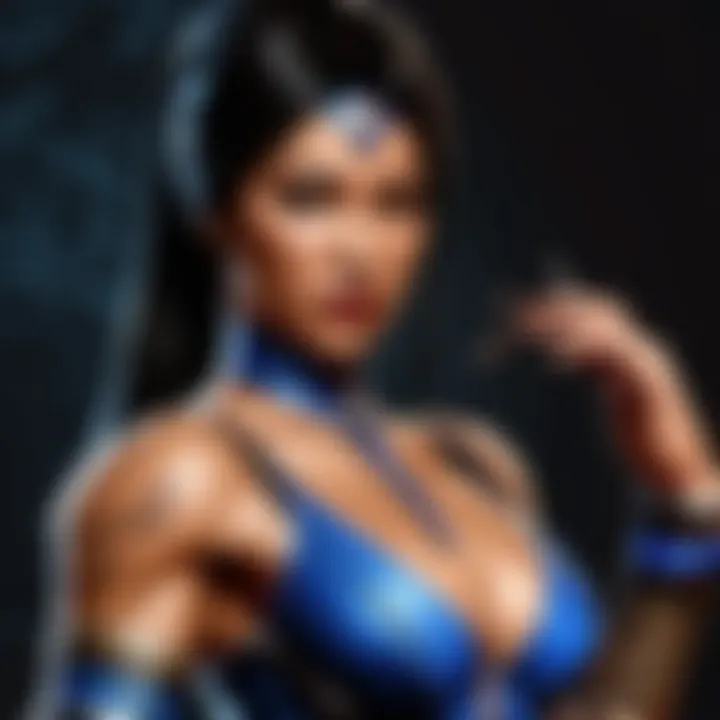 Kitana's Deadly Elegance