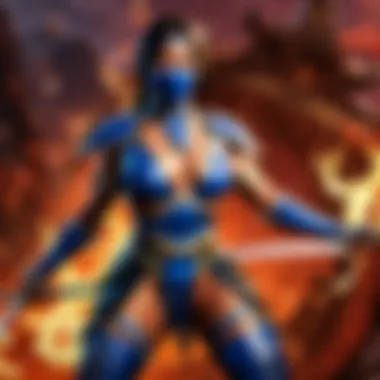 Kitana's Deadly Fan Mastery