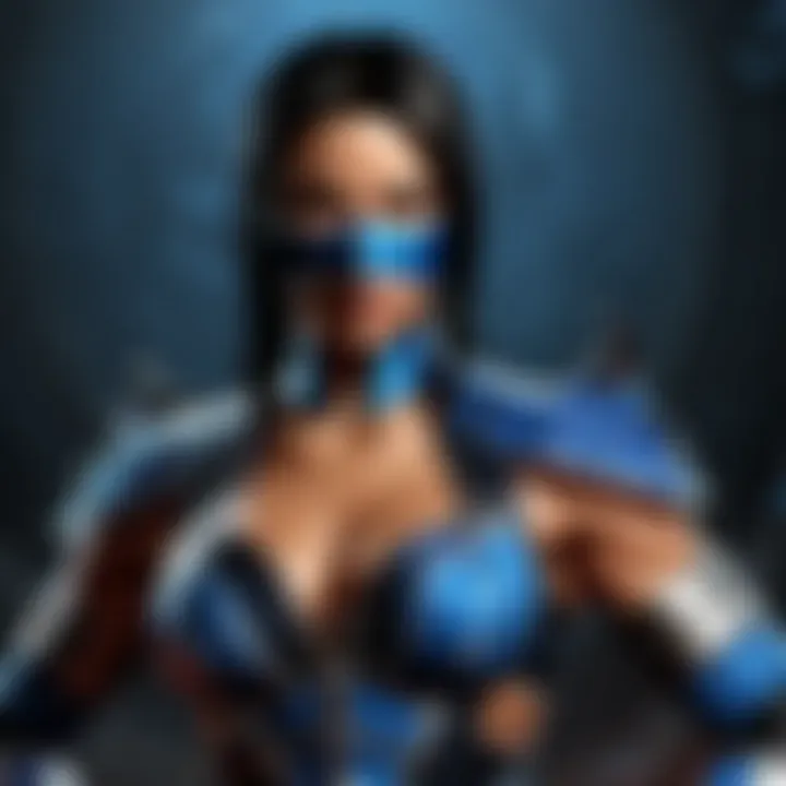 Mysterious Allure: Capturing the enigmatic charm of Kitana fans in Mortal Kombat