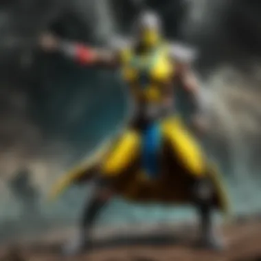 The Kobra Cyclone impacting the Mortal Kombat realm