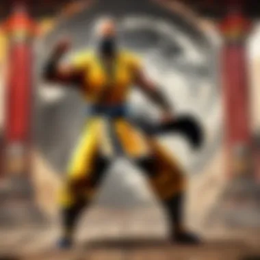 Detailed Close-up of Liu Kang Performing a Fatal Move