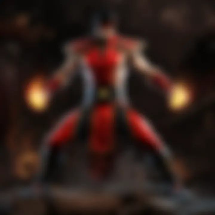 Liu Kang showcasing his fiery fighting style in Mortal Kombat X