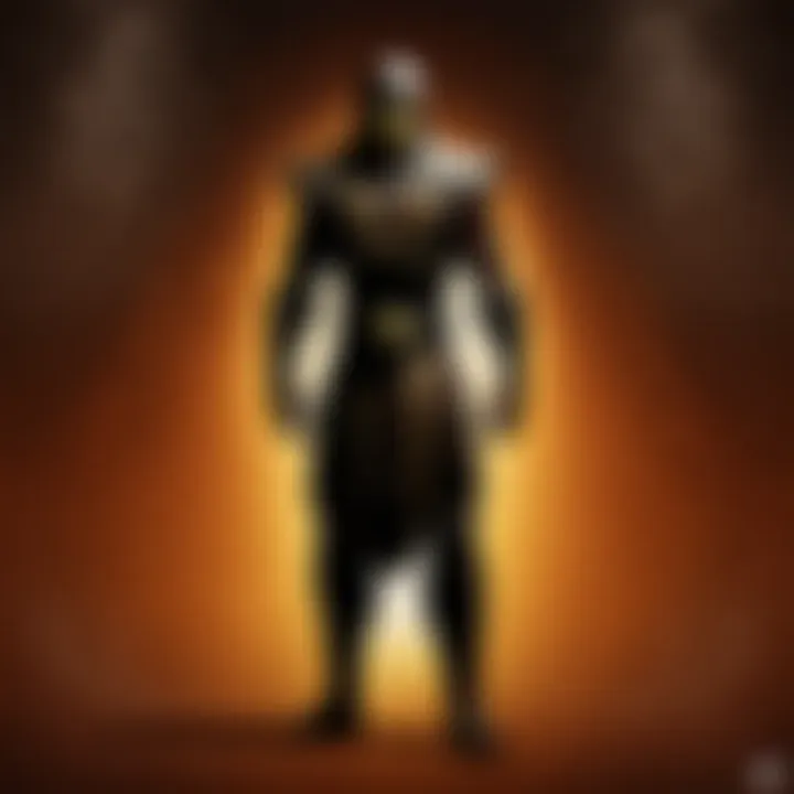 Enigmatic silhouette of Mavado in Mortal Kombat universe