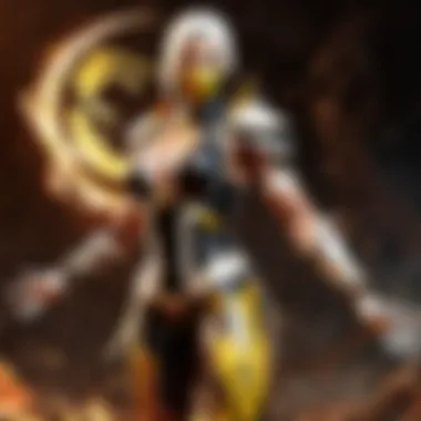 A close-up of the Mercy mechanic activation in Mortal Kombat 11