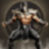 Fierce warrior in Mortal Kombat