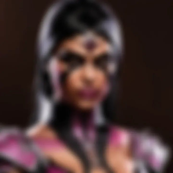 Intricate Mileena Makeup Techniques