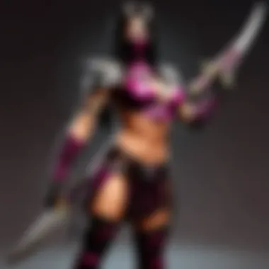 Mileena's Intricate Dagger Details