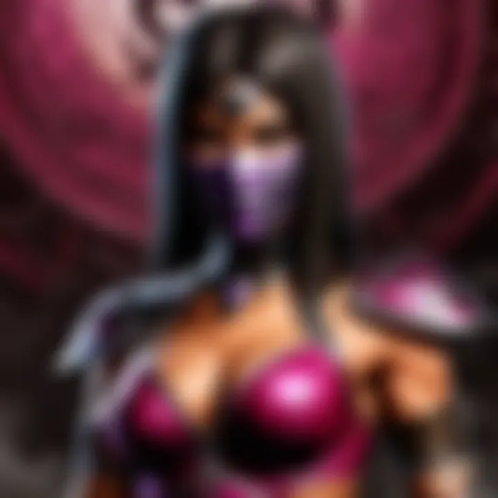 Mileena's Fierce Masked Visage