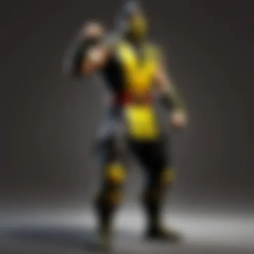 A sleek and stylish Mortal Kombat action figure