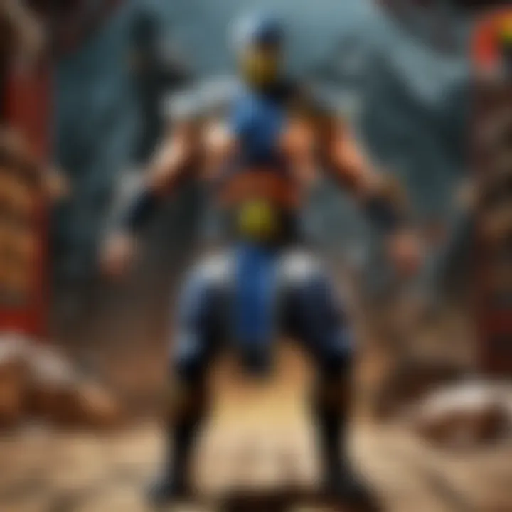 Mortal Kombat Mobile Game Character Selection