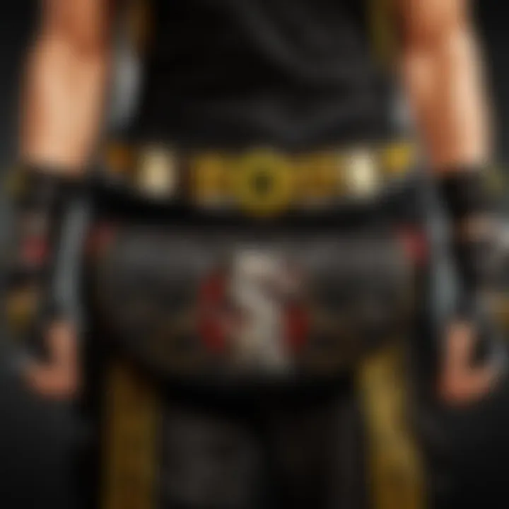 Creative depiction of a Mortal Kombat fan styling the MK waist bag