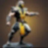 Mortal Kombat Warrior Statue in Battle Stance