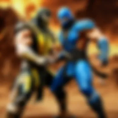 Monumental Showdown: Sub-Zero vs. Scorpion