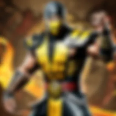 Mortal combat legendary card featuring epic battles