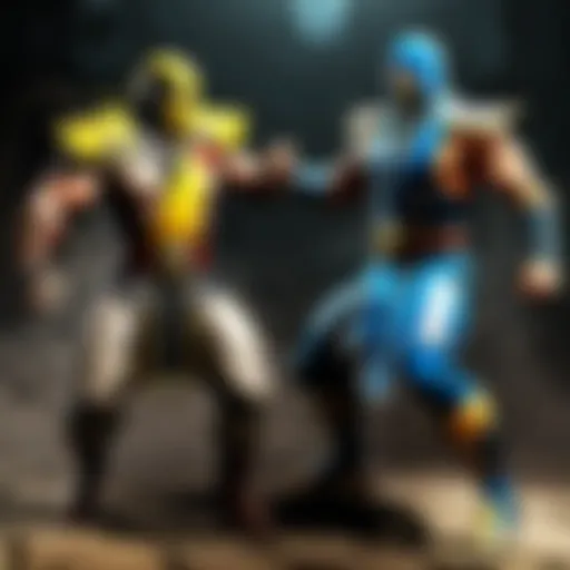 Dynamic Mortal Kombat Arcade Fight Scene