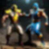 Epic Clash of Mortal Kombat Warriors Dynamic Mortal Kombat Arcade Fight Scene