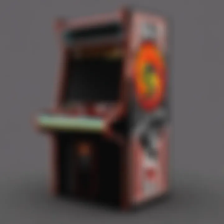 Mortal Kombat Arcade Machine Design Detail