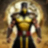 Warrior in Mortal Kombat Arena