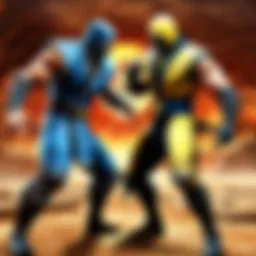 Epic Battle between Sub-Zero and Scorpion