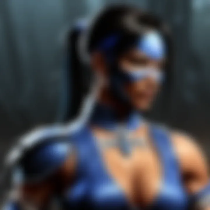 Kitana's Deadly Fan Fury