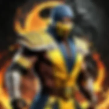 Harmonious Fusion of Elements in Mortal Kombat Art Mortal Kombat Artistic Fusion of Elements