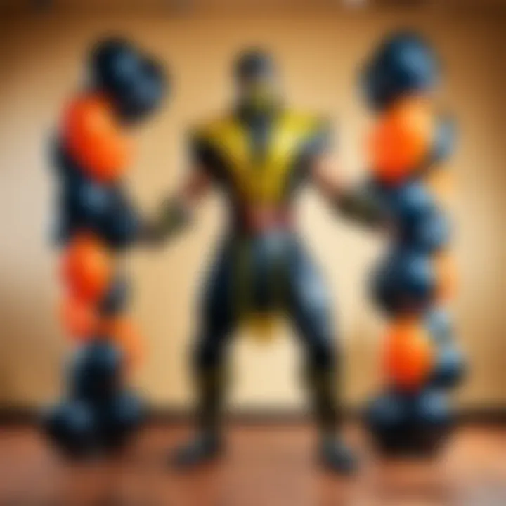 Epic Mortal Kombat Balloon Arch