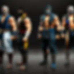 Mortal Kombat PSP Character Selection