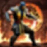 Combat Scene in Mortal Kombat PC Game