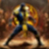 Mortal Kombat Combat Style Illustration