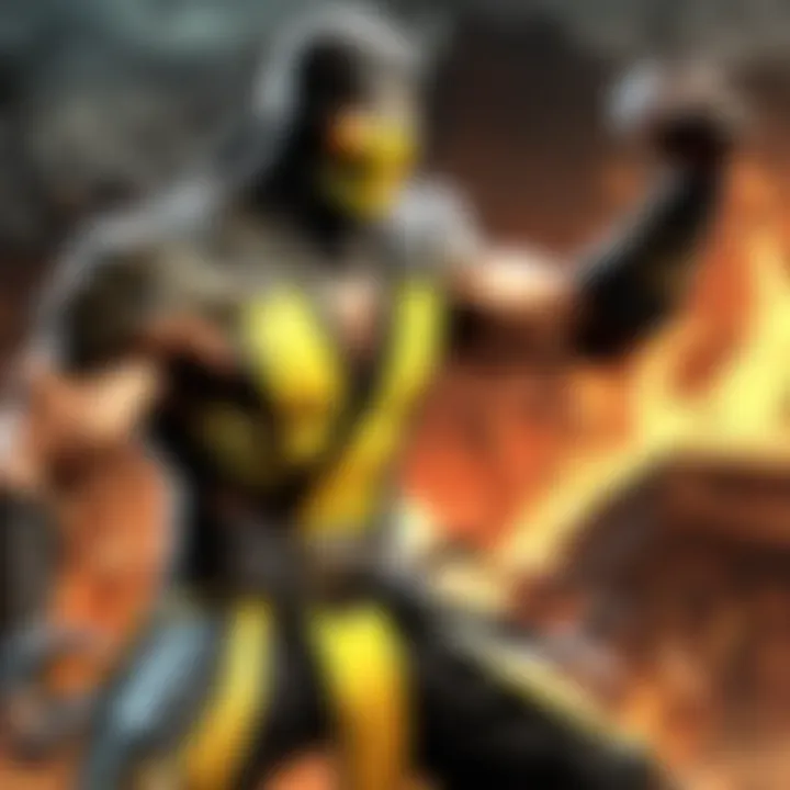 Mortal Kombat Comic Art showcasing Scorpion's Infernal Fury