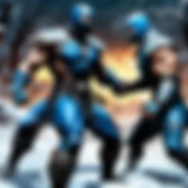 Mortal Kombat Comic Cover featuring Sub-Zero in a Frigid Showdown