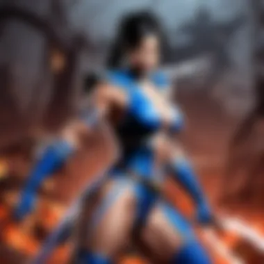 Mortal Kombat Comic Scene depicting Kitana's Graceful Lethality