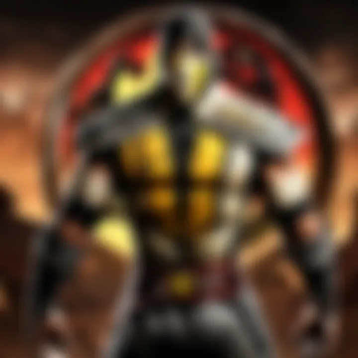 Mortal Kombat lore depicted in a dark and mysterious setting