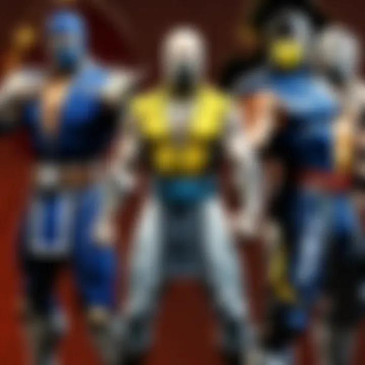 Detailed character design showcasing the diversity of Mortal Kombat