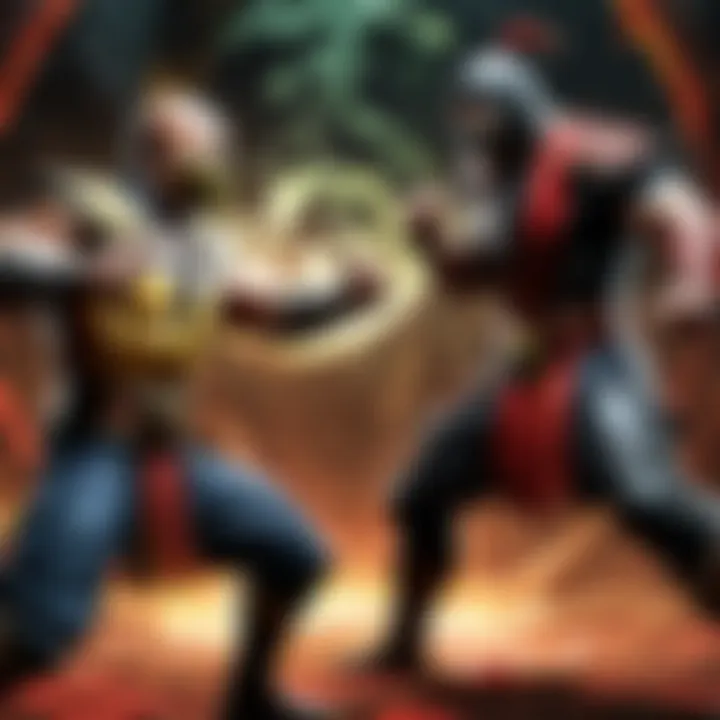 Dynamic Fight Scene in Mortal Kombat 2021