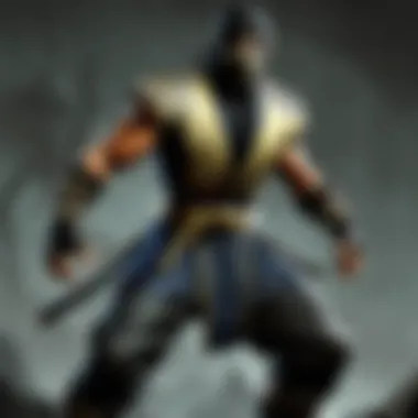 Enigmatic ninja character in Mortal Kombat