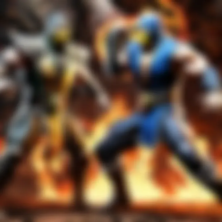 Epic battles and special moves in Mortal Kombat