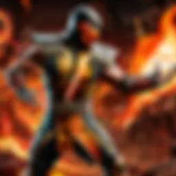 Fiery Battle Arena in Mortal Kombat