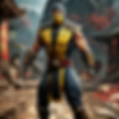 Detailed view of Mortal Kombat gameplay mechanics