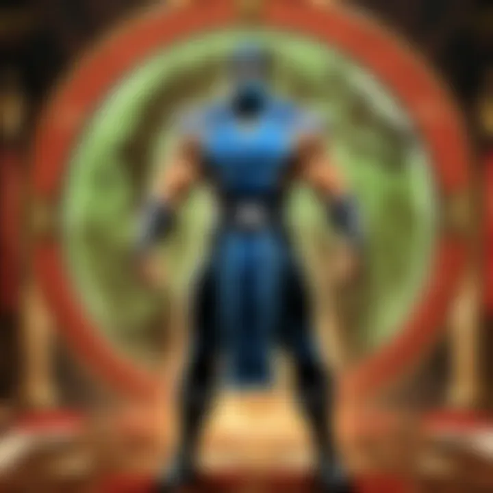 Abstract representation of Mortal Kombat history