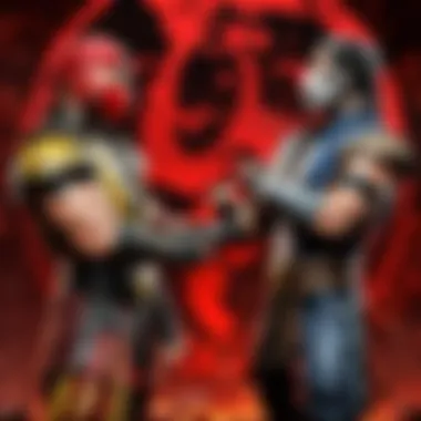 Intense Battle Scene in Mortal Kombat Game