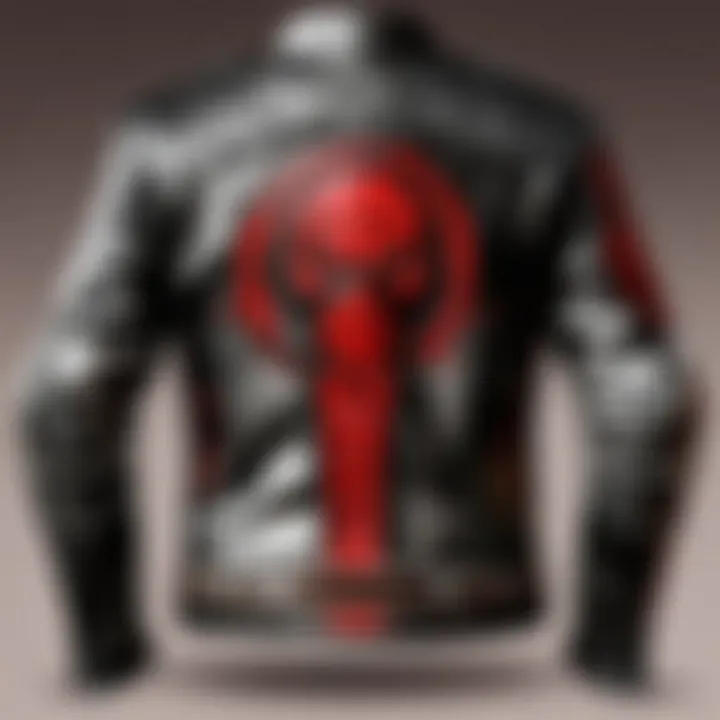 Mortal Kombat Leather Jacket Back Design