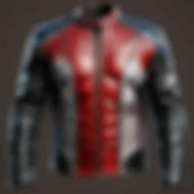 Mortal Kombat Leather Jacket Material Close-Up