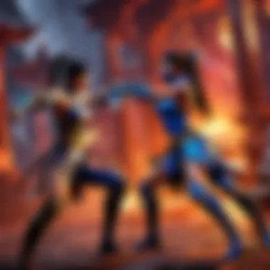 Spectacular Visual of Kitana and Mileena's Intense Sisterly Rivalry