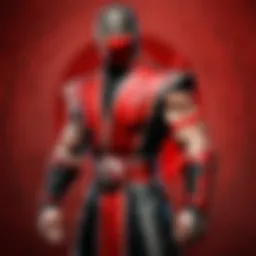 Mysterious Aura Surrounding Mortal Kombat Character