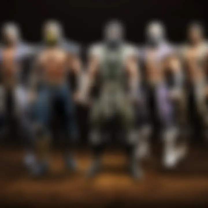 Mysterious Characters Selection Screen in Mortal Kombat