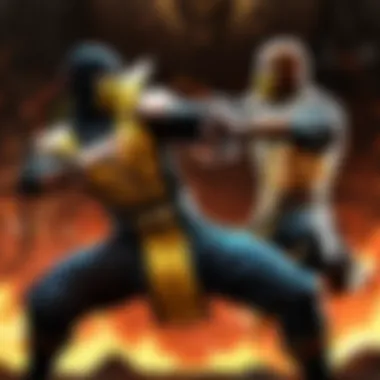 Mortal Kombat gameplay showcasing skillful combat moves