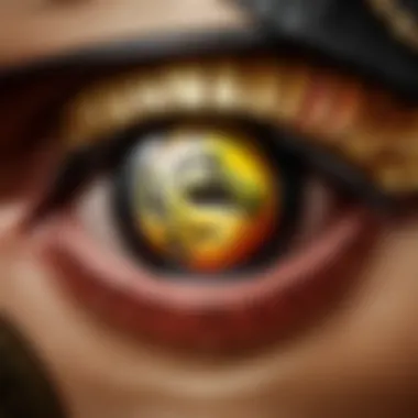 Mortal Kombat Themed Contact Lens Packaging